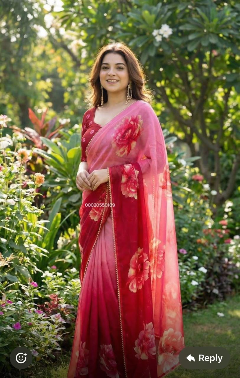 Red Saree