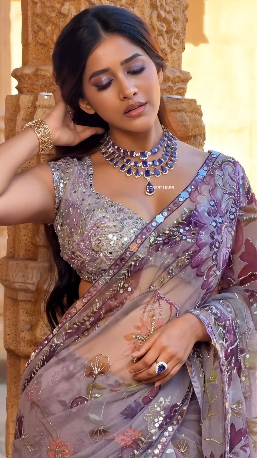 Partywear saree
